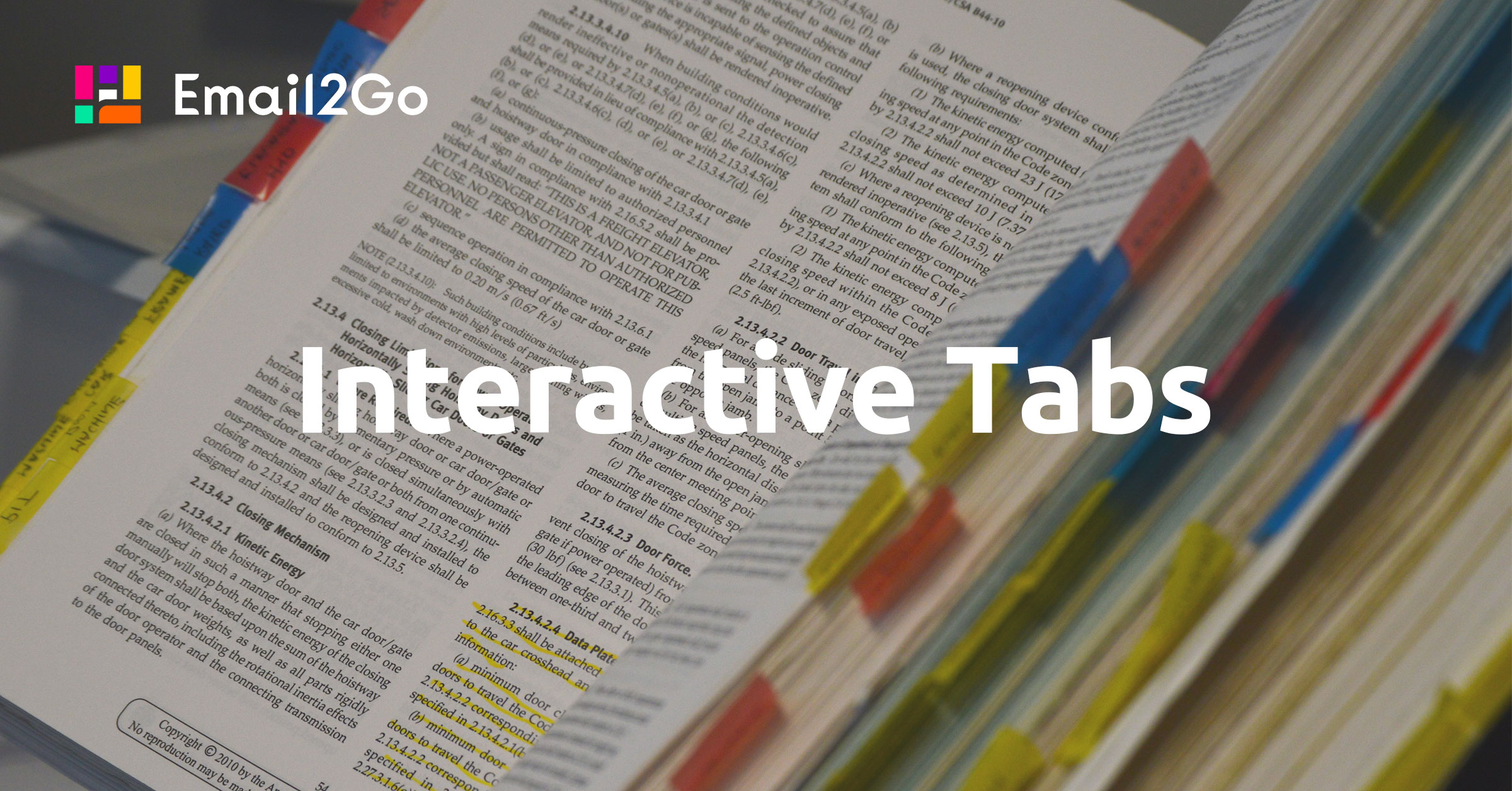 Emails and Interactive Tabs