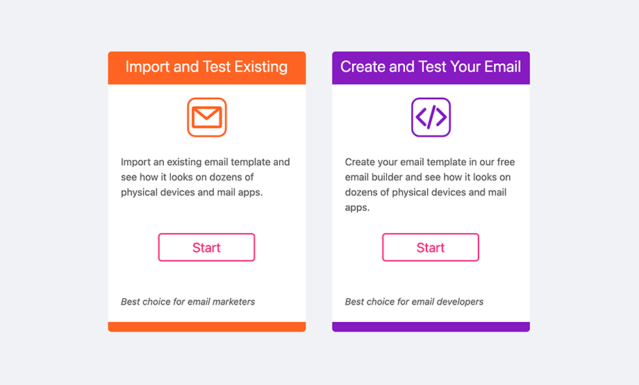Email testing tool